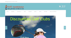 Desktop Screenshot of golfcheapskate.com